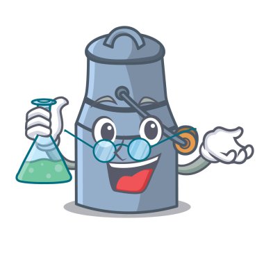 Profesör süt karikatür karakter