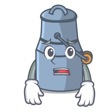 Korkarım süt olabilir maskot çizgi film