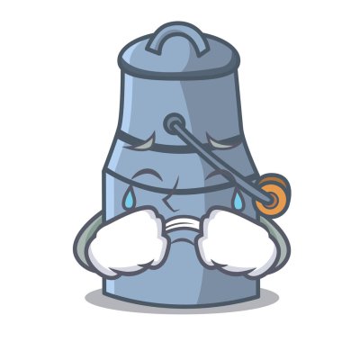 Ağlayan süt can maskot çizgi film