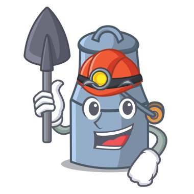 Madenci süt olabilir maskot çizgi film