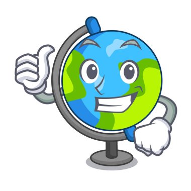 Küre karakter karikatür tarzı yaşasın