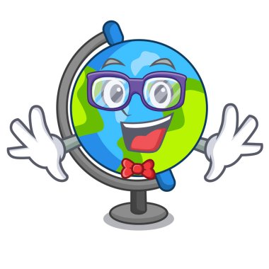 Geek dünya karakter karikatür tarzı