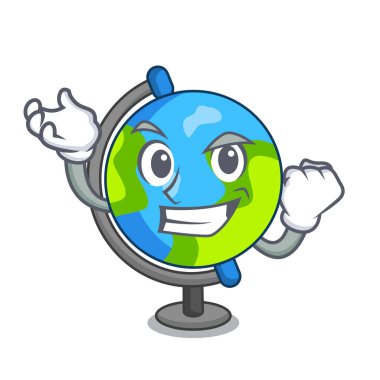 Başarılı dünya karakter karikatür tarzı