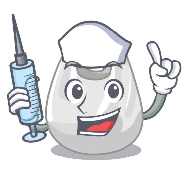 Hemşire plastik torba karakter karikatür