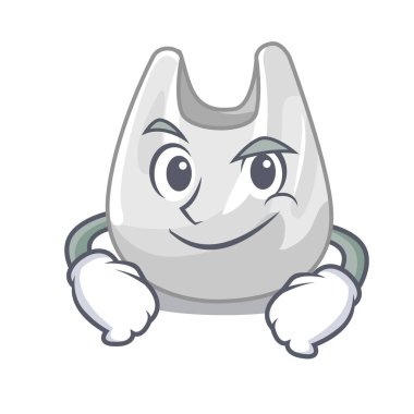 Smirking plastik torba karakter karikatür