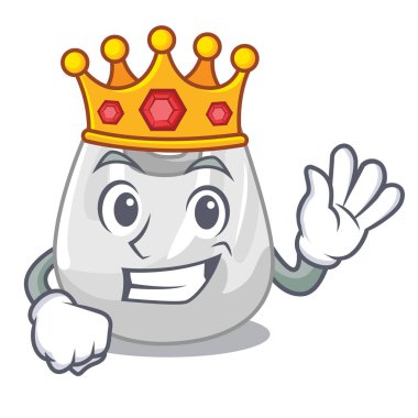 Kral plastik torba maskot çizgi film