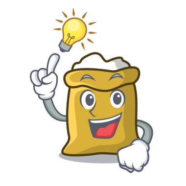 Bir fikir un maskot karikatür tarzı vektör çizim var