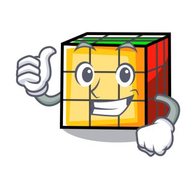 Rubik küp karakter karikatür yaşasın
