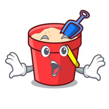 Sürpriz kum kova maskot çizgi film