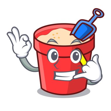 Bana kum kova maskot çizgi film de