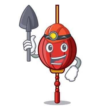 Madenci Çince fener maskot çizgi film