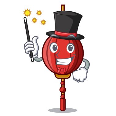 Sihirbaz Çince fener maskot çizgi film