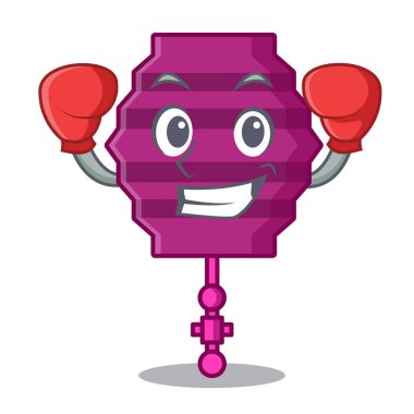 Boks kağıt fener karakter karikatür