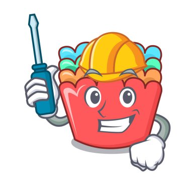 Otomotiv pişirme kalıpları maskot çizgi film