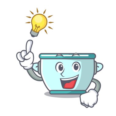 Bir fikir çelik tencere maskot çizgi film var