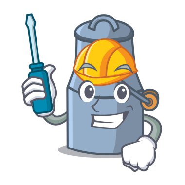 Otomotiv süt olabilir maskot çizgi film