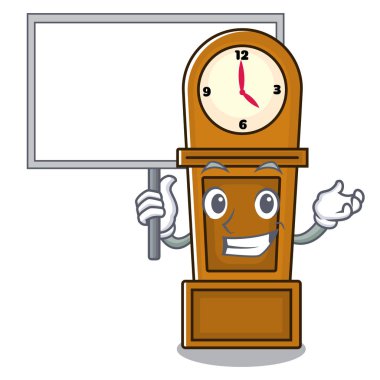 Yönetim Kurulu dedesi saat karakter karikatür getirmek