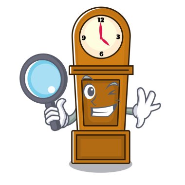 Dedektif dedesi saat karakter karikatür