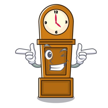 Wink dedesi saat karakter karikatür