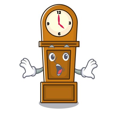 Sürpriz dedesi saat maskot çizgi film