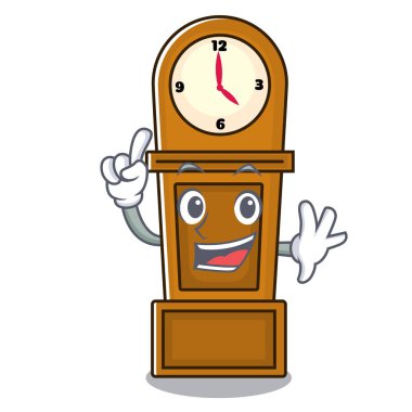 Parmak dedesi saat maskot çizgi film