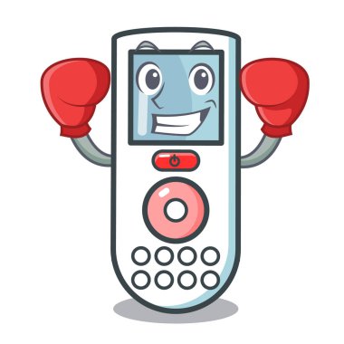 Uzaktan kumanda karakter karikatür boks