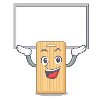 Yönetim Kurulu ahşap kesme tahtası karakter karikatür kadar