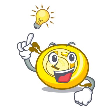 Bir fikir Cd çalar maskot karikatür vektör çizim var