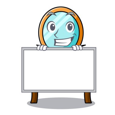 Yönetim Kurulu tuvalet masası karakter karikatür vektör çizim ile sırıtarak