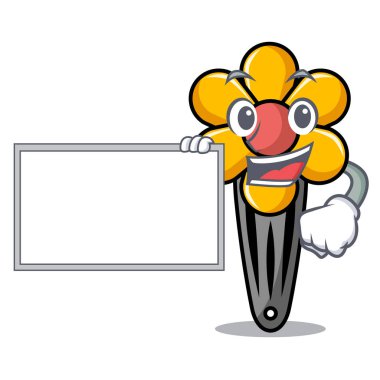 Yönetim Kurulu saç küçük karakter karikatür vektör çizim ile