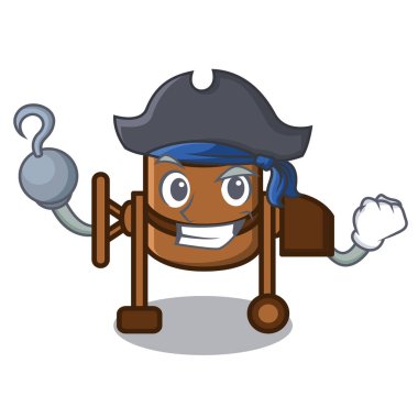 Korsan Beton Mikser karakter karikatür