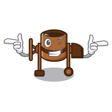 Wink Beton Mikser karakter karikatür