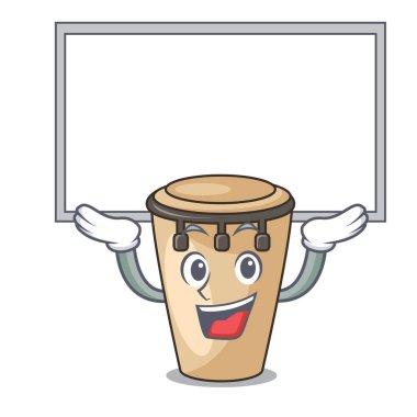 Yönetim Kurulu konga karakter karikatür tarzı vektör çizim