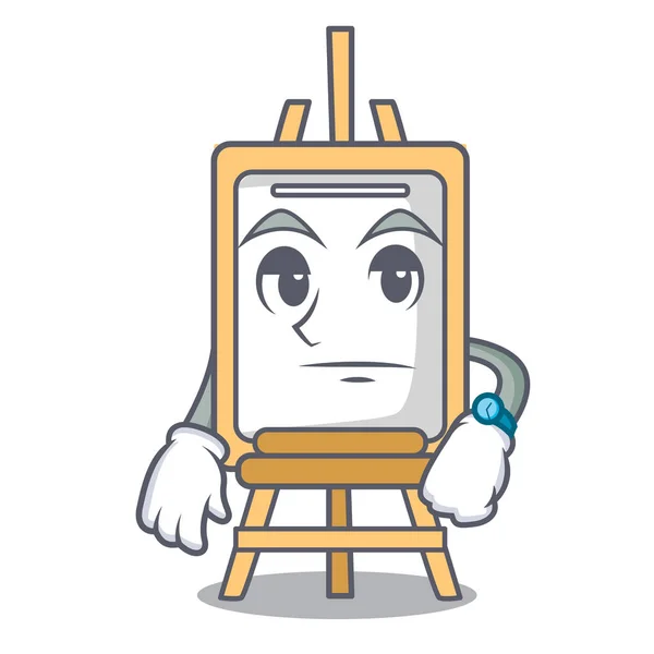 Easel Mascot การ นสไตล เวกเตอร ภาพ — ภาพเวกเตอร์สต็อก