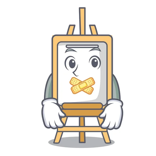 Easel Mascot การ นสไตล เวกเตอร ภาพ — ภาพเวกเตอร์สต็อก