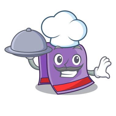 Şef gıda havlu ahşap raf karakteri ile