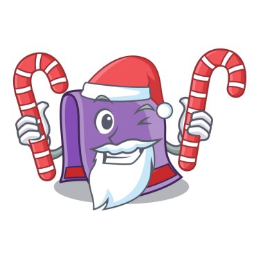 Santa banyo maskotu için şeker havlu ile
