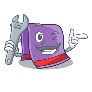 Banyo maskotu için mekanik havlu