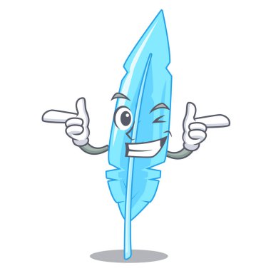 Wink karikatür tüy yazmak için