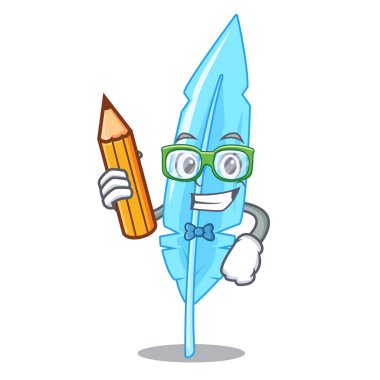 Öğrenci çizgi film tüy yazmak için