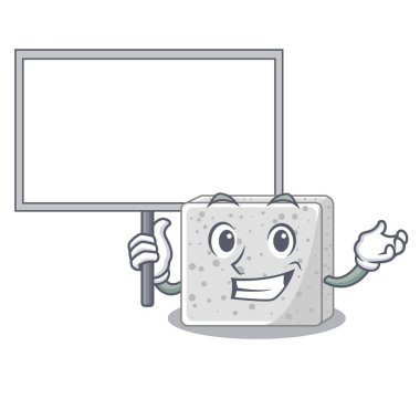 Yönetim Kurulu beyaz peynir karakter karikatür vektör çizim getirmek