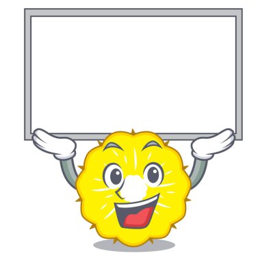 Yönetim Kurulu ananas dilim karakter karikatür vektör halat