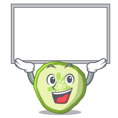 Karakter karikatür kadar Yönetim Kurulu taze dilim salatalık