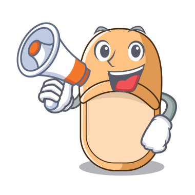 Sevimli ev terlik karakter megafon çifti ile