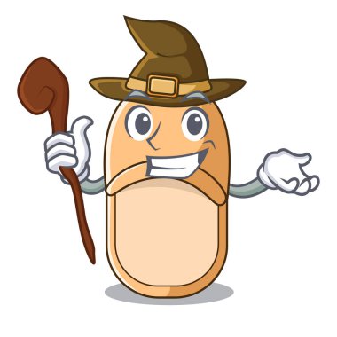 Cadı ev terlik simgesi çizgi film tarzı