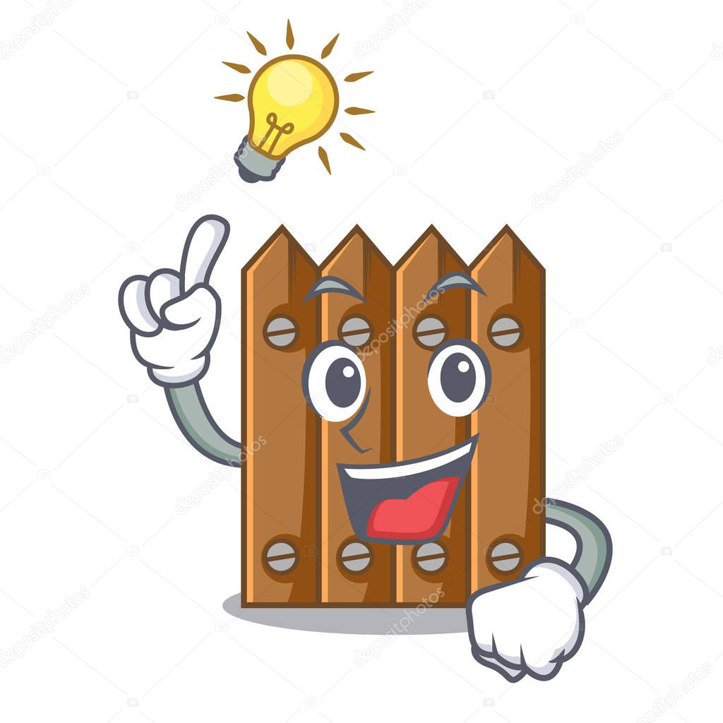 Have an idea wooden fence pattern for design cartoon