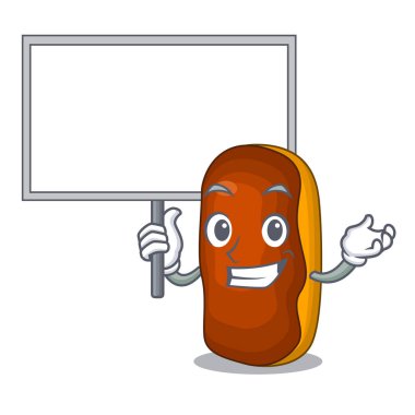 Yönetim Kurulu karakter pasta çikolata izole kek getir