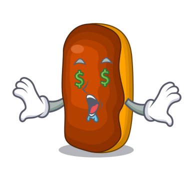 Para göz çizgi film kek pasta tereyağı çikolatalı dekore edilmiştir.