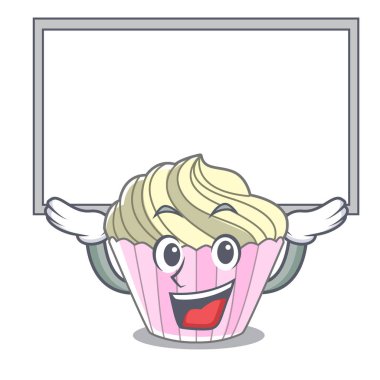 Yönetim kurulu kek kremayla kadar karakter karikatür vektör çizim içinde