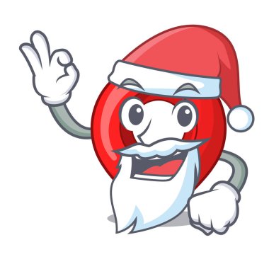 Santa harita işaretleyici gezinti PIN maskot çizgi film